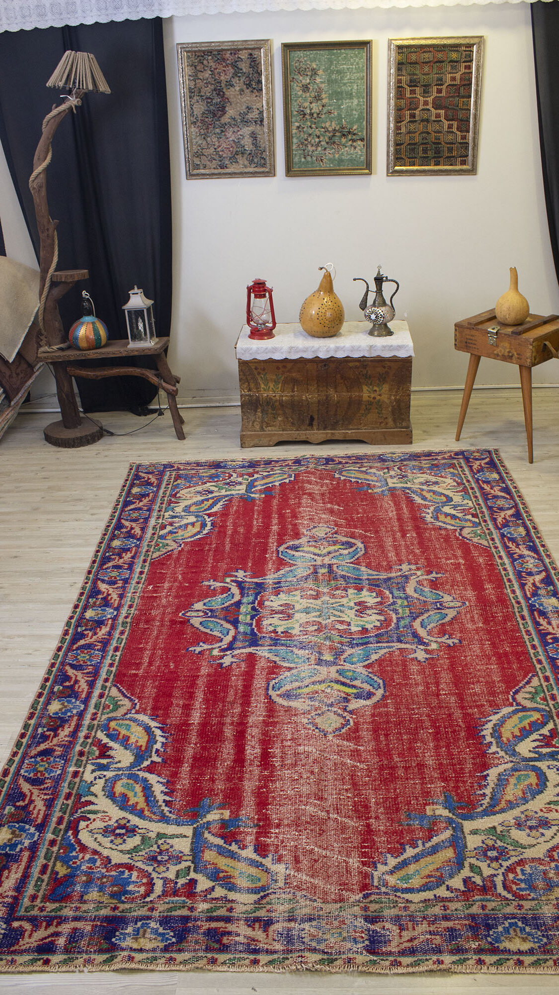 Kök Boya El Dokuma Halısı 185x275 cm 10498 - Görsel 11