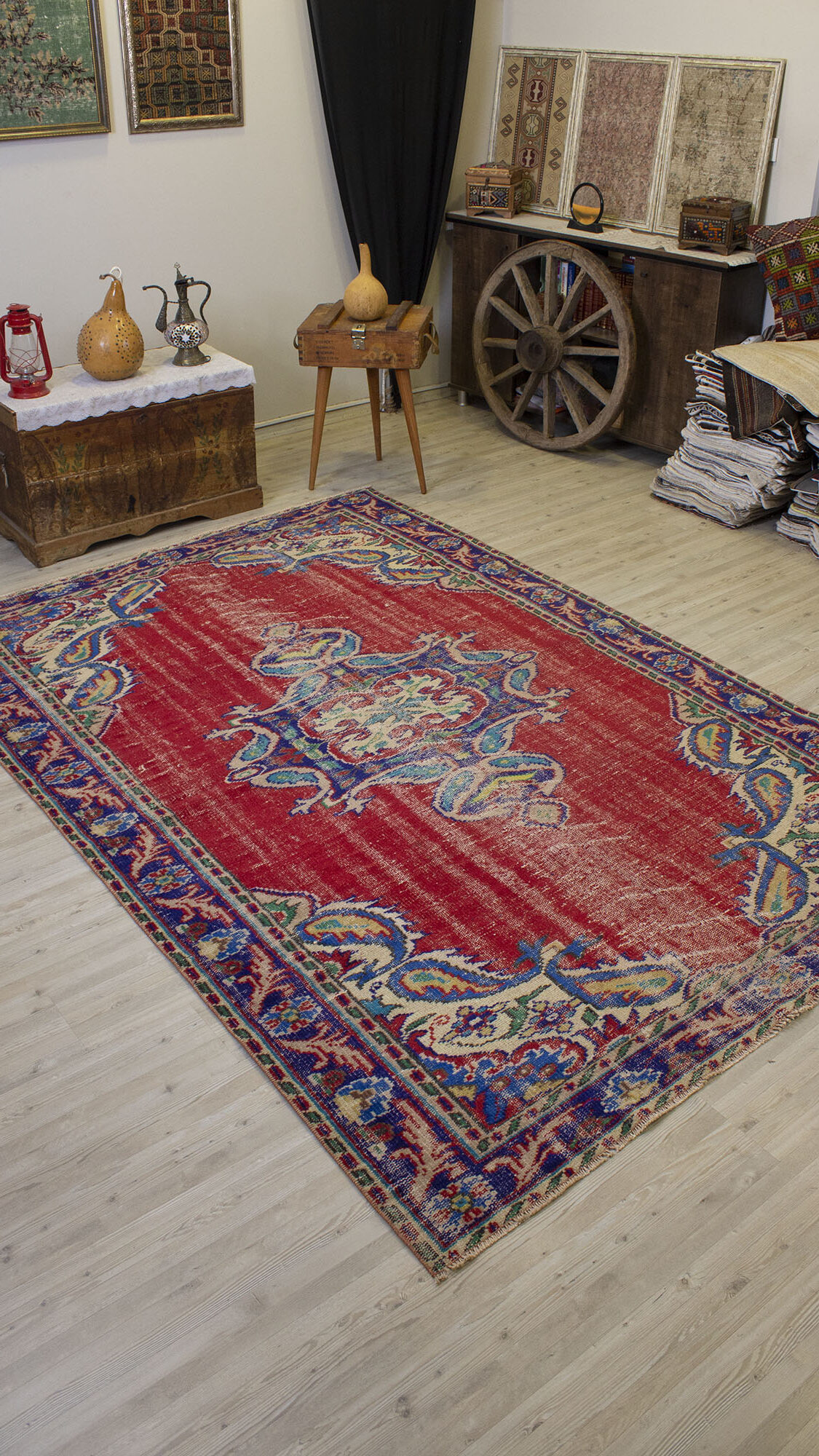 Kök Boya El Dokuma Halısı 185x275 cm 10498 - Görsel 12