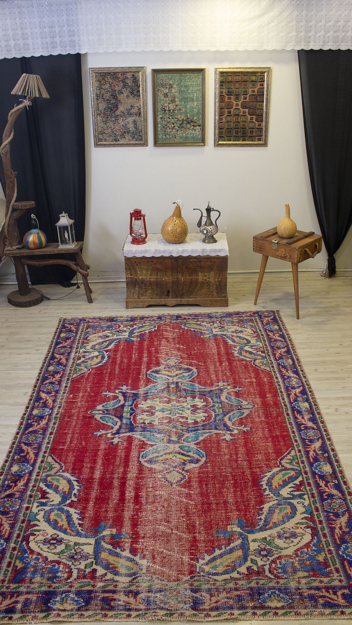 Kök Boya El Dokuma Halısı 185x275 cm 10498 - Görsel 7