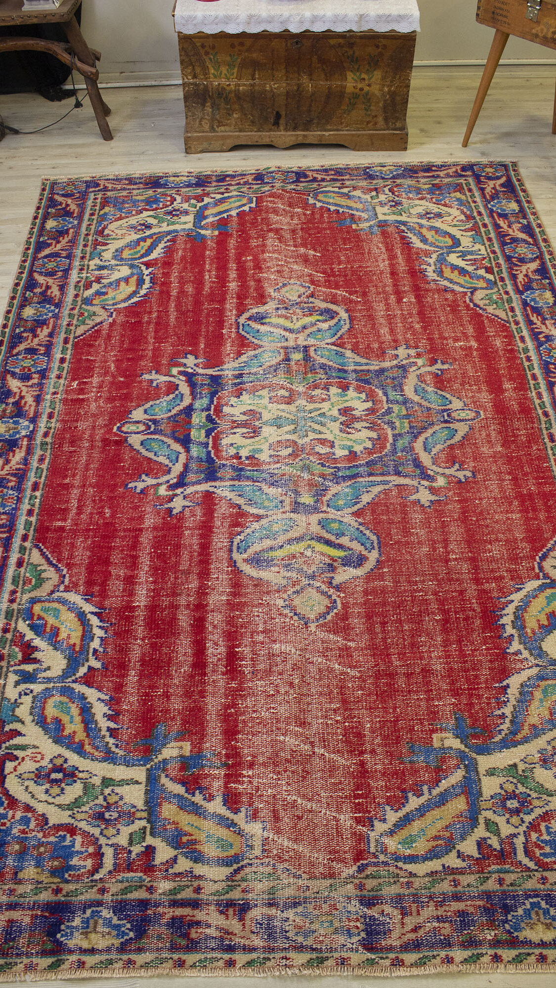 Kök Boya El Dokuma Halısı 185x275 cm 10498 - Görsel 9