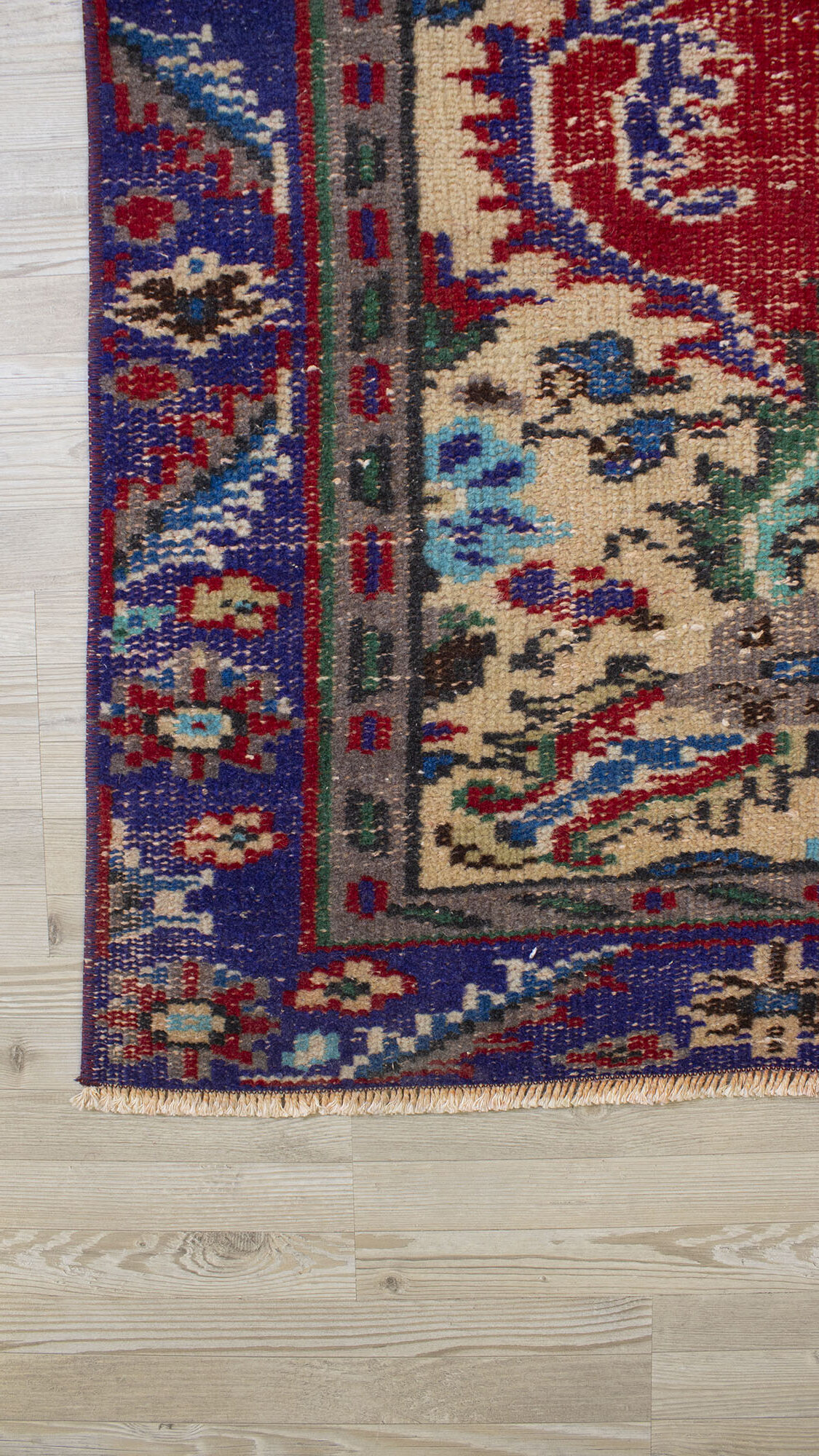 Geleneksel Vintage El Yapımı Halısı 140x270 cm 10500 - Görsel 6