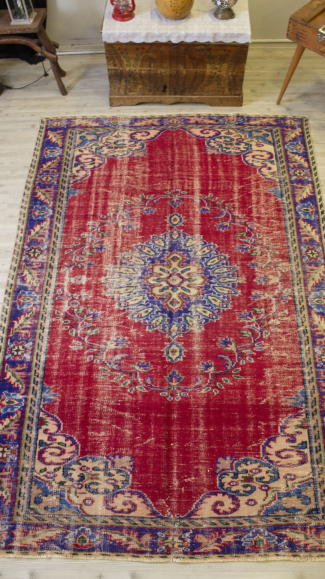 Eskitme El Dokuma Yün Halı   172x260 cm 10508