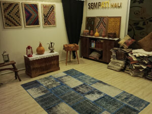 Geleneksel  El Yapımı Patchwork Halısı   160x237 cm  6526