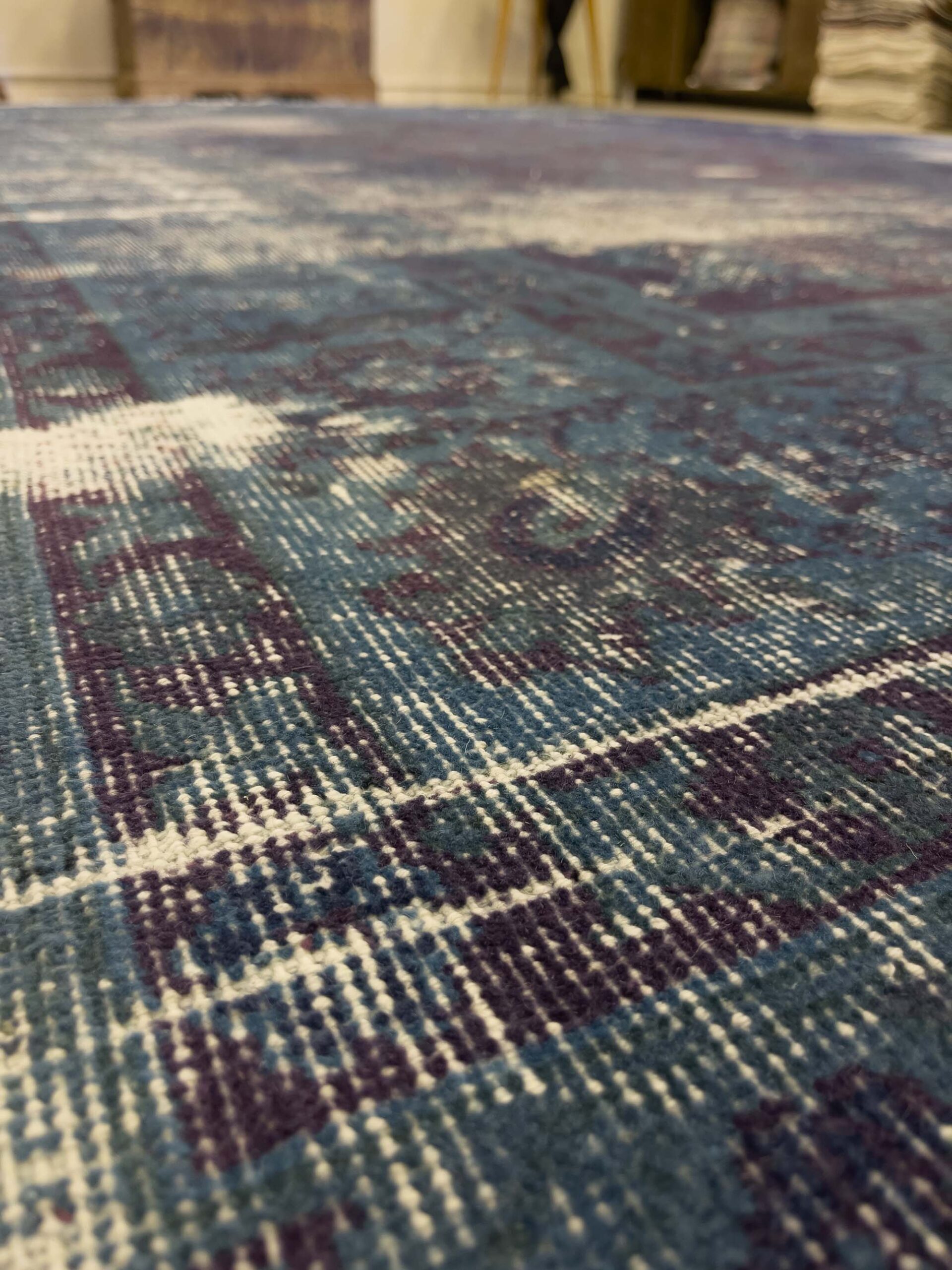 Yün Eskitme El Yapımı Halısı 248x395 cm 8471 - Görsel 9