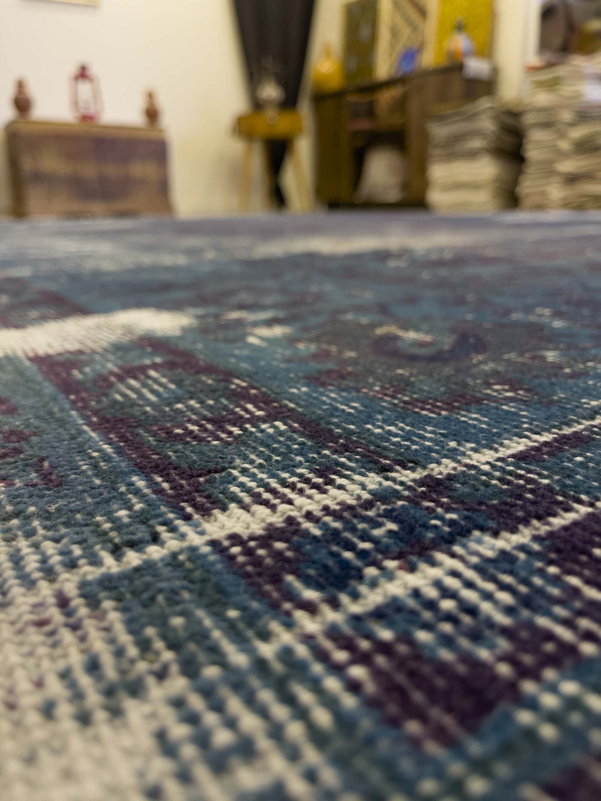 Yün Eskitme El Yapımı Halısı 248x395 cm 8471 - Görsel 10