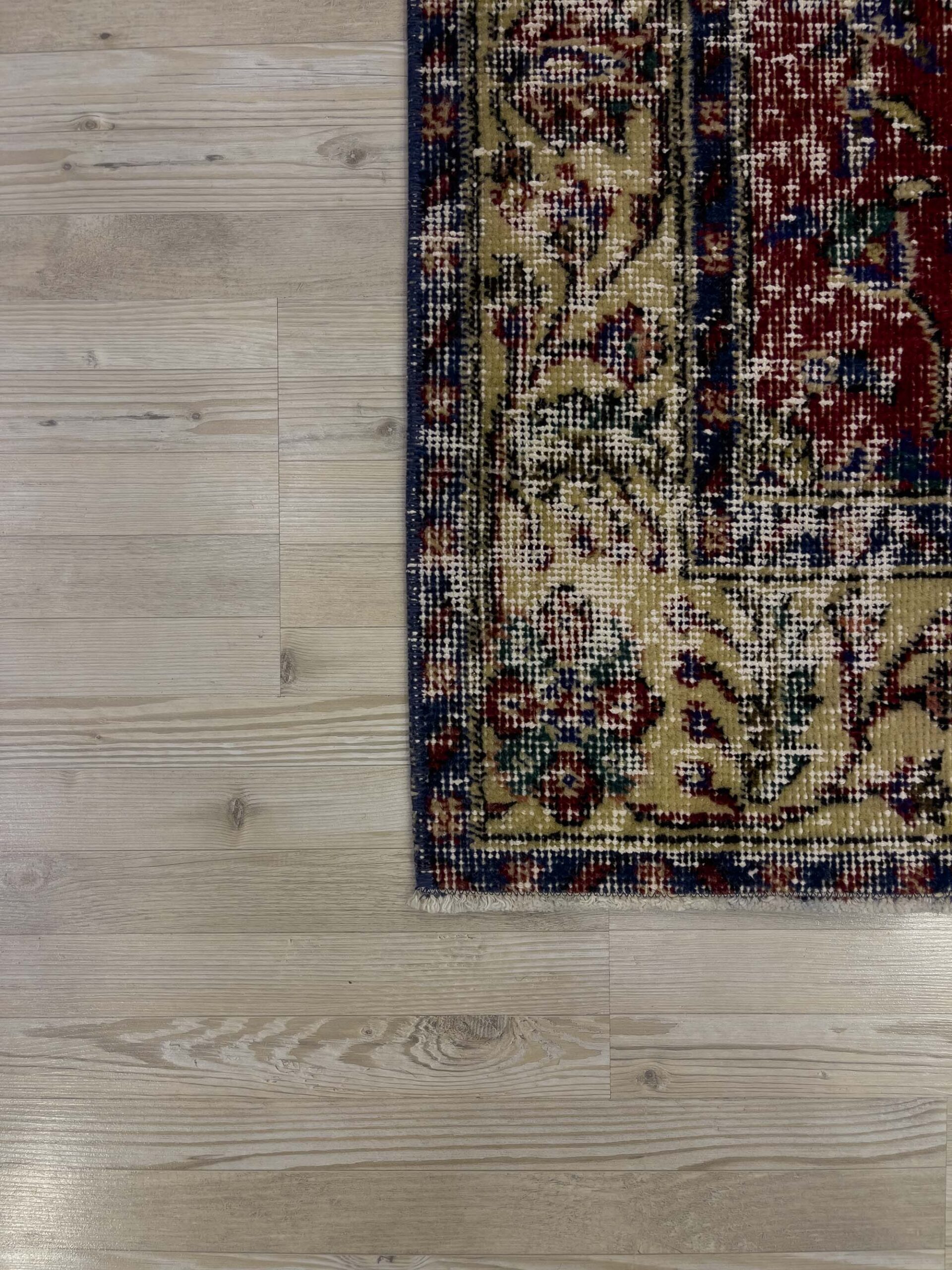 Geleneksel Vintage El Yapımı Halısı 142x272 cm 9096 - Görsel 10