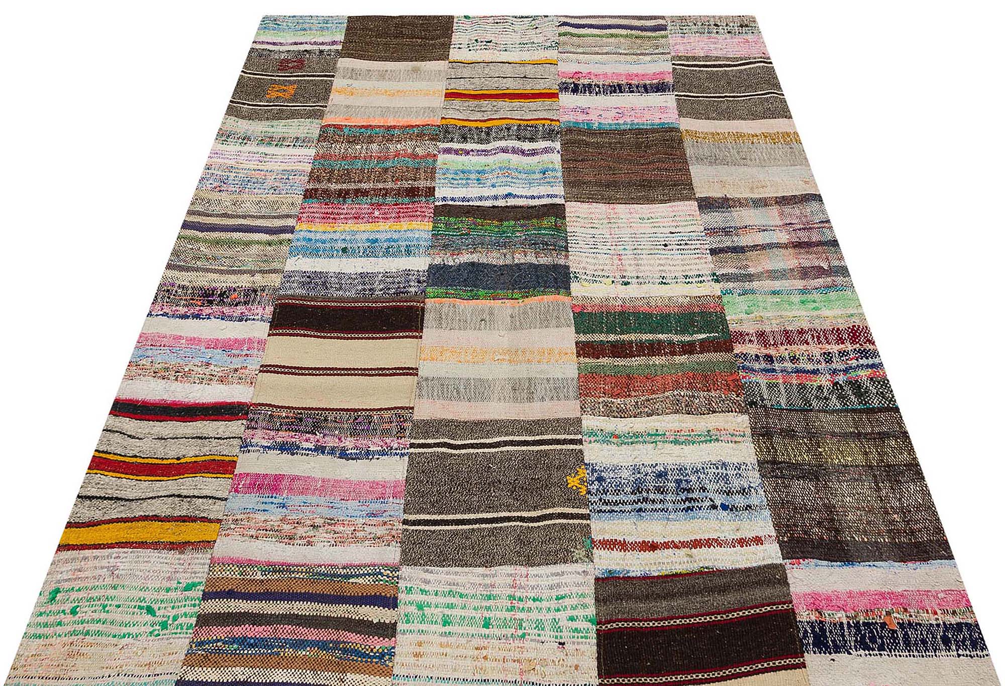 El Yapımı  Patchwork Halı   140x200 cm  6164