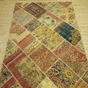 Renkli El Dokuma Patchwork Halı 230 x 160 cm 6524