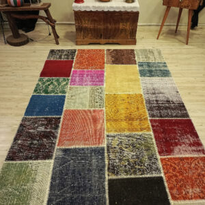 Bohem Tarzı Patchwork Halı 160 x 230 cm 6515