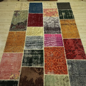 Antika Görünümlü Patchwork Halı 230 x 160 cm 6521
