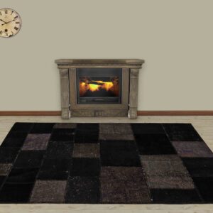 Anadolu Desenli Eskitme Patchwork Halı   160x230 cm  5010