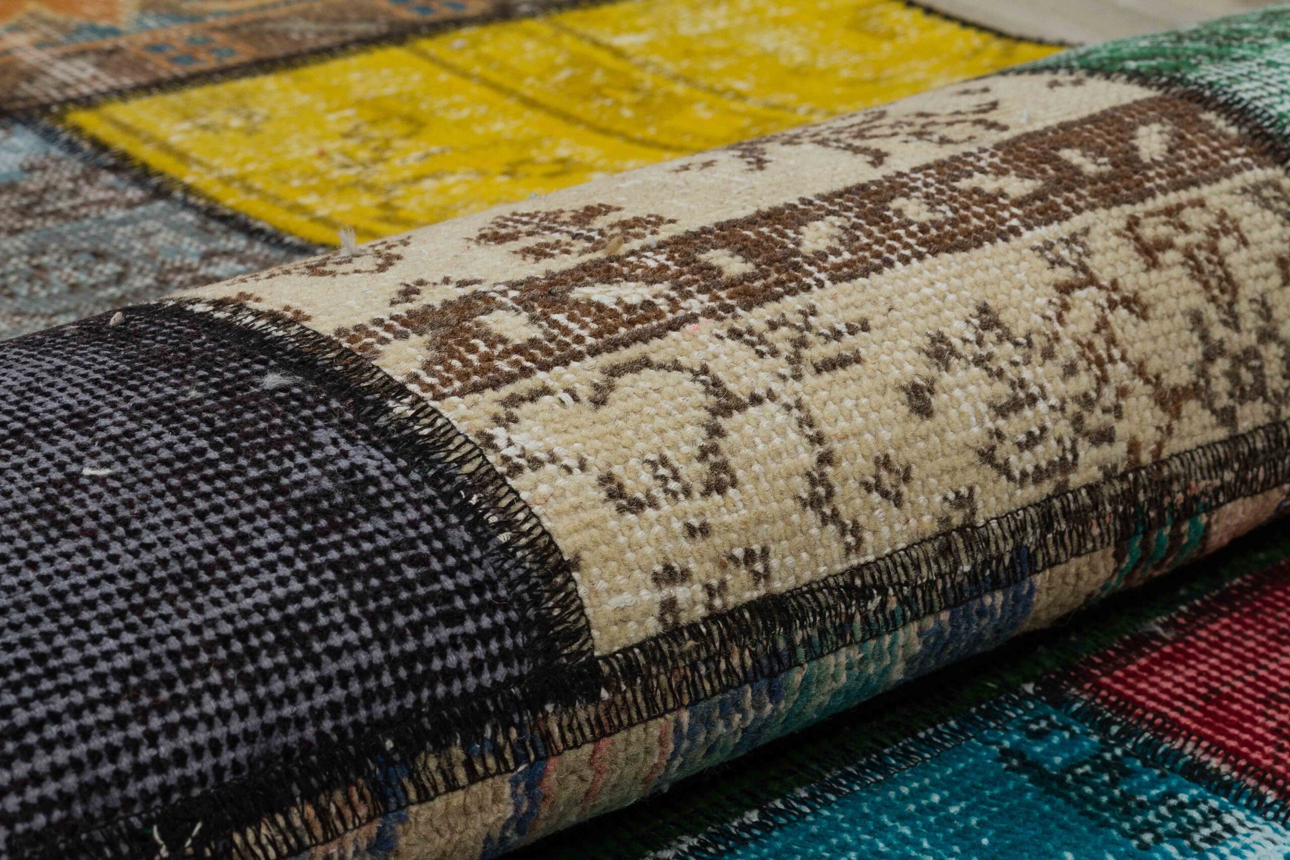 Yün Dokuma Patchwork Halı 160x230 cm 5078 - Görsel 5