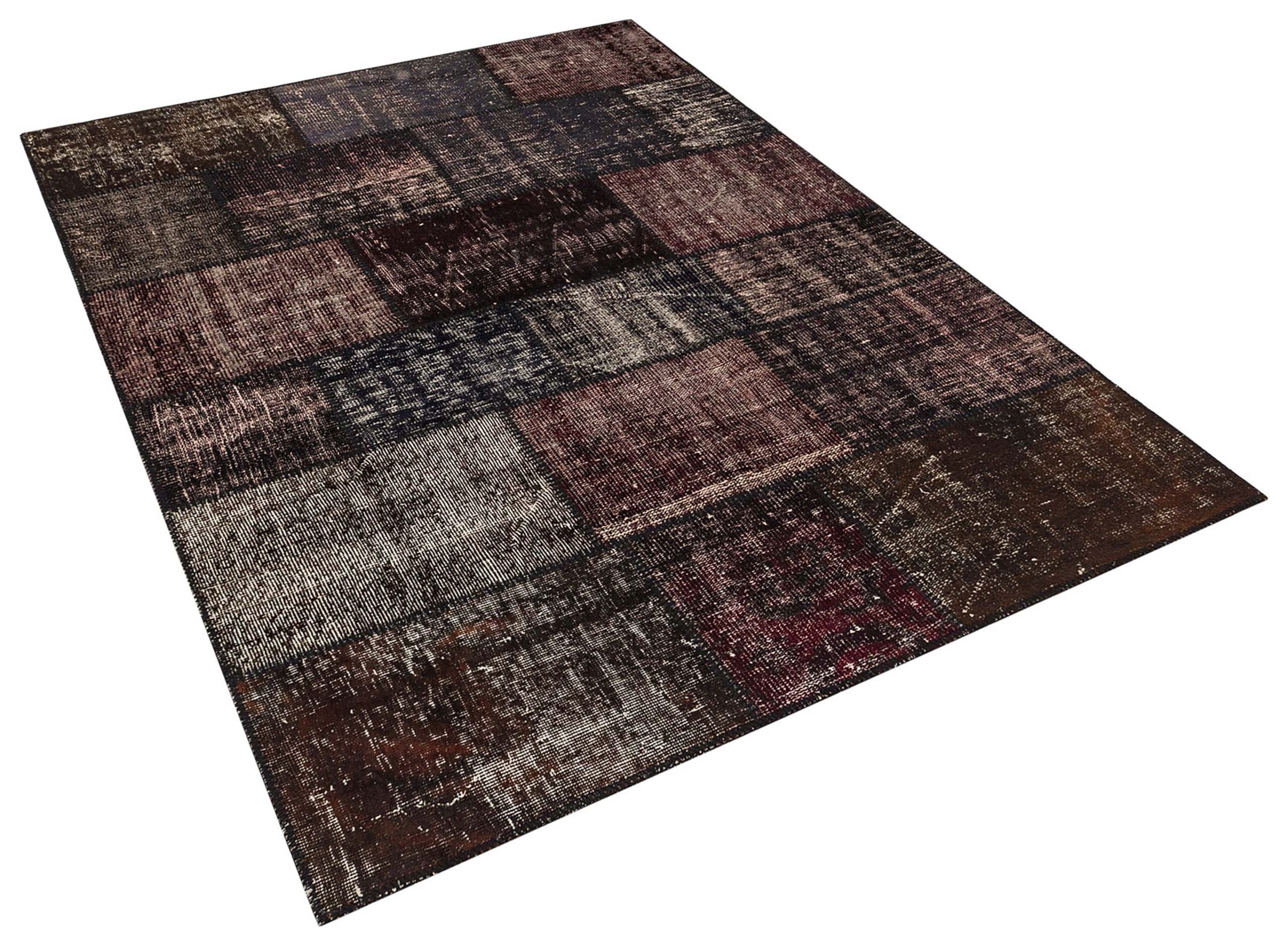 Eskitme El Dokuma Yün Patchwork Halı   160x230 cm  5760