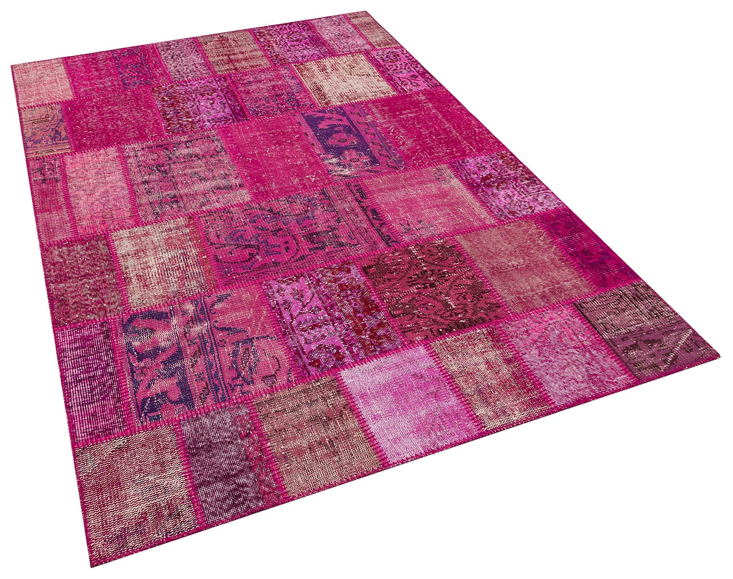 İnce İşçilik El Dokuma Patchwork Halı   160x230 cm  5913
