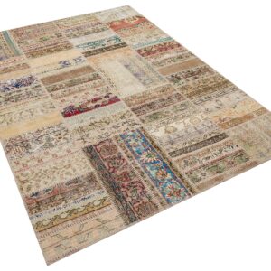 Eski Tarz El Dokuma Patchwork Halı   160x230 cm  6369