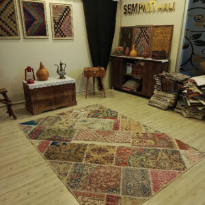 Klasik El Dokuma Patchwork Halısı   160x230 cm  6382