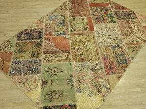 El Dokuma Klasik Patchwork Halı   160x230 cm  6383