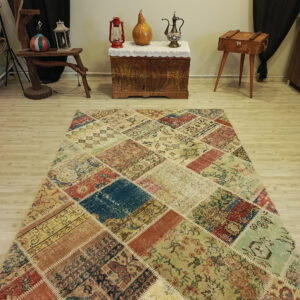 Geçmişin İzleri  Patchwork Halı   160x225 cm  6389