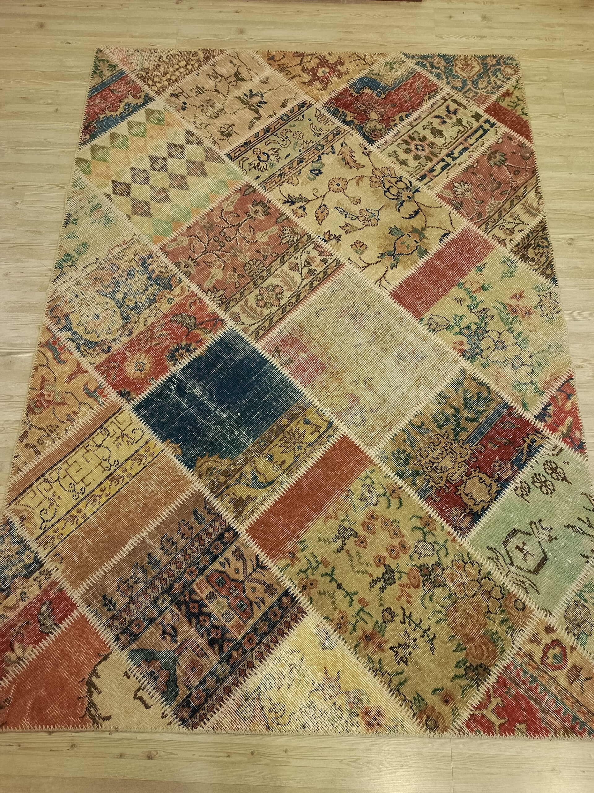 Geçmişin İzleri Patchwork Halı 160x225 cm 6389 - Görsel 7