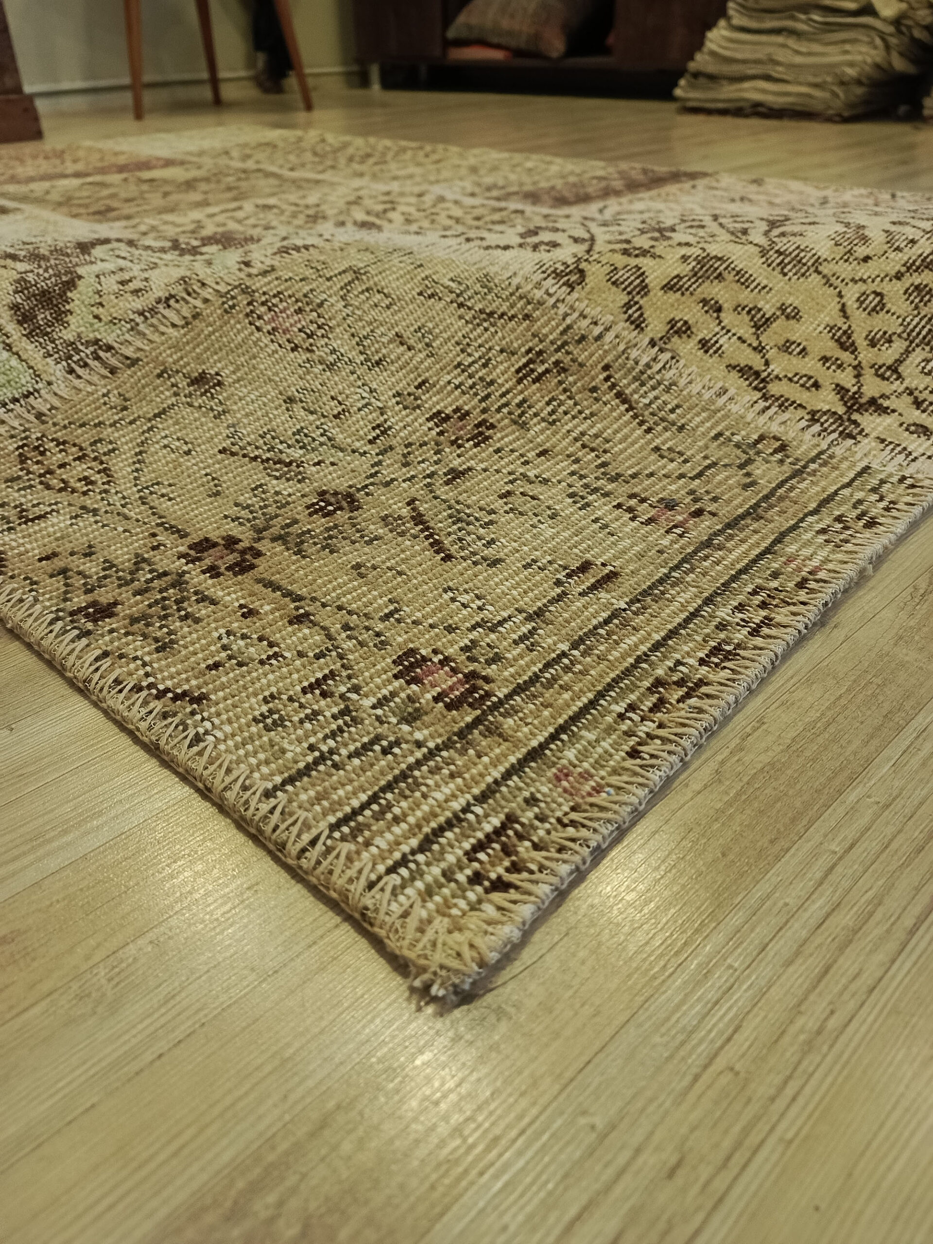 El Dokuma Özel Tasarım Patchwork Halı 160x230 cm 6390 - Görsel 5