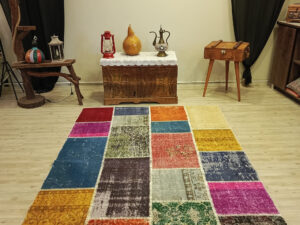 El Yapımı  Patchwork Halı   160x230 cm  6392