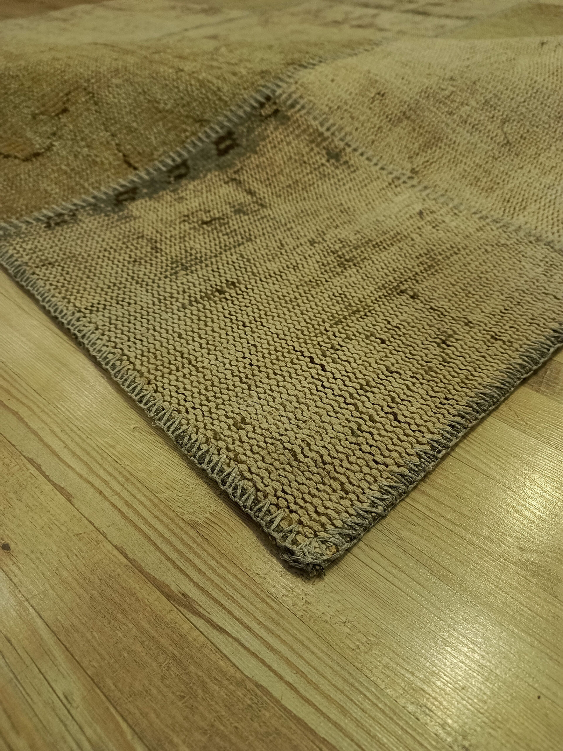 Kök Boya El Dokuma Patchwork Halısı 160x240 cm 6395 - Görsel 4