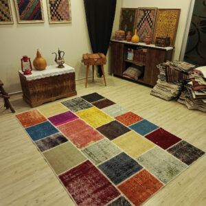 Doğal Dokuma  Patchwork Halı   160x230 cm  6397