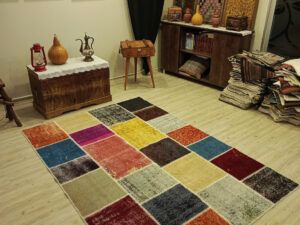 Doğal Dokuma  Patchwork Halı   160x230 cm  6397