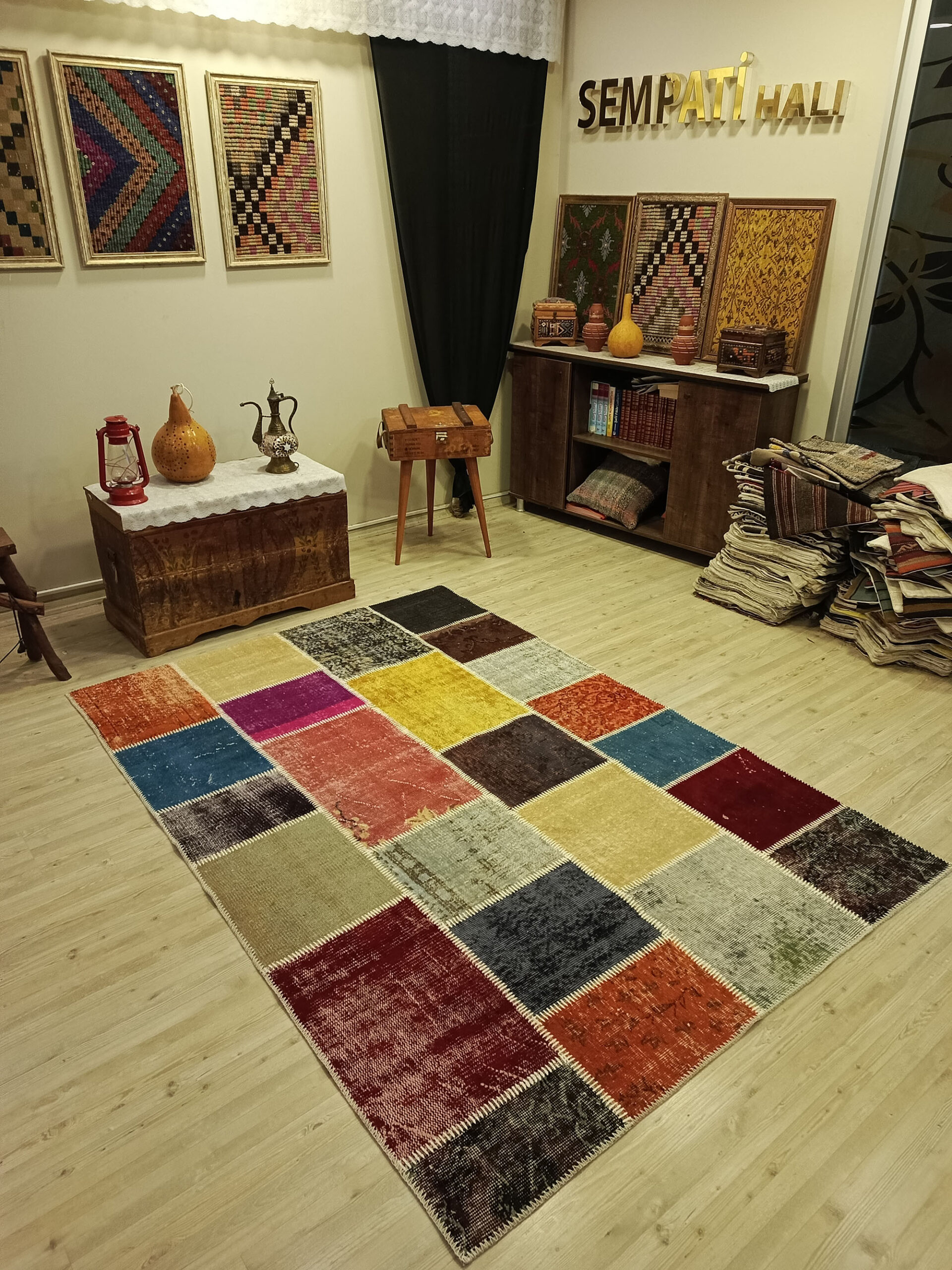 Doğal Dokuma  Patchwork Halı   160x230 cm  6397