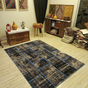 Eski Tarz El Dokuma Patchwork Halı   160x233 cm  6398