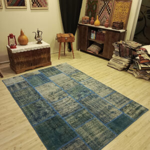 Anadolu Desenli Eskitme Patchwork Halı   160x230 cm  6399