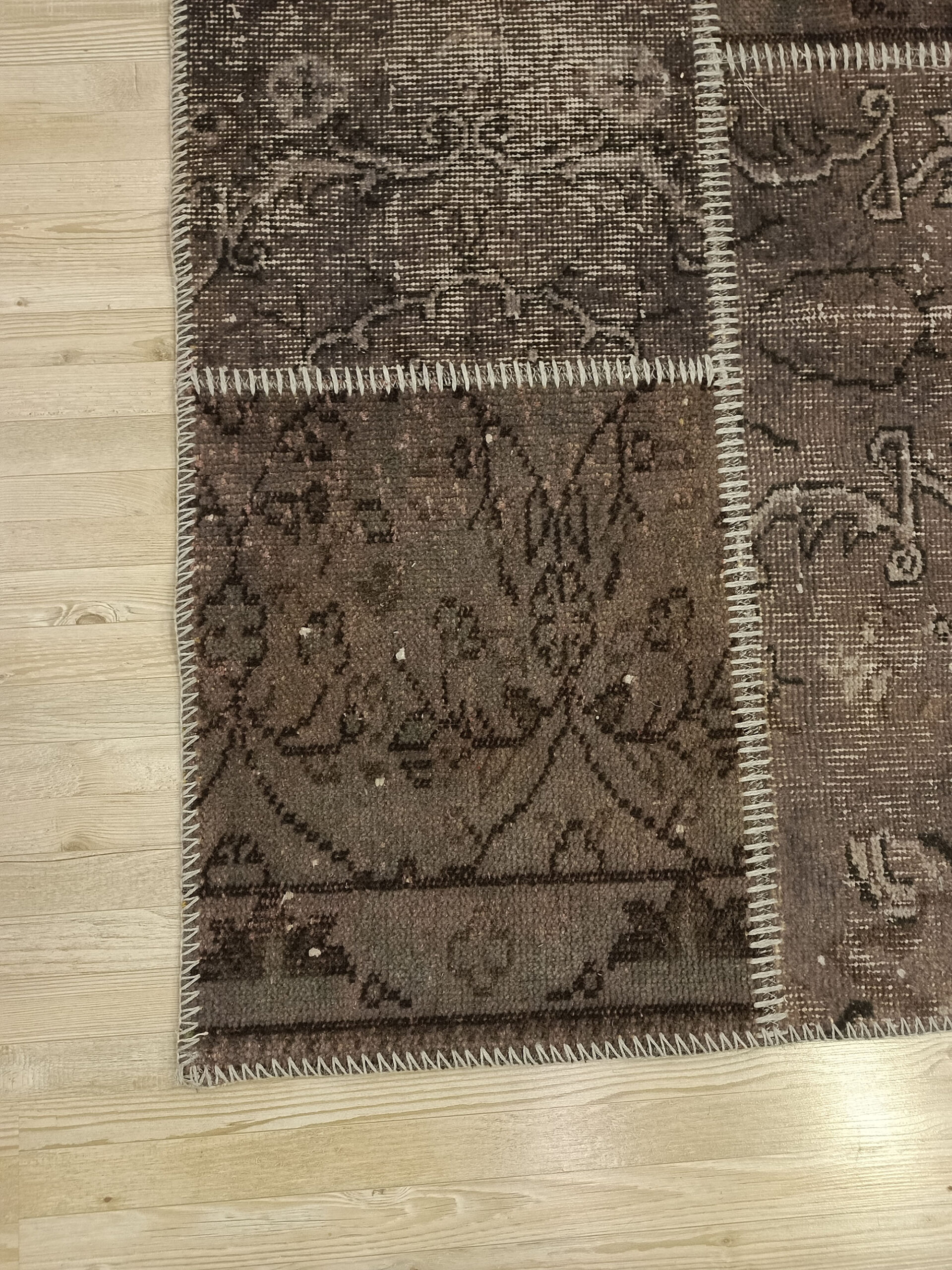 İnce İşçilik El Dokuma Patchwork Halı 170x250 cm 6416 - Görsel 6