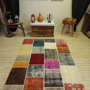 El Yapımı  Patchwork Halı   160x230 cm  6503