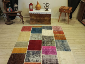 El Yapımı  Patchwork Halı   160x230 cm  6503