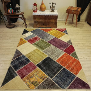 Doğal Dokuma  Patchwork Halı   160x227 cm  6508