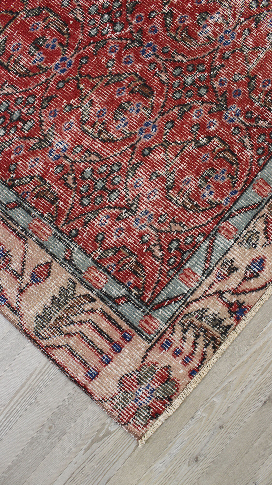 Eskitme El Yapımı Yün Halı 156 x 278 cm 10514 - Görsel 4