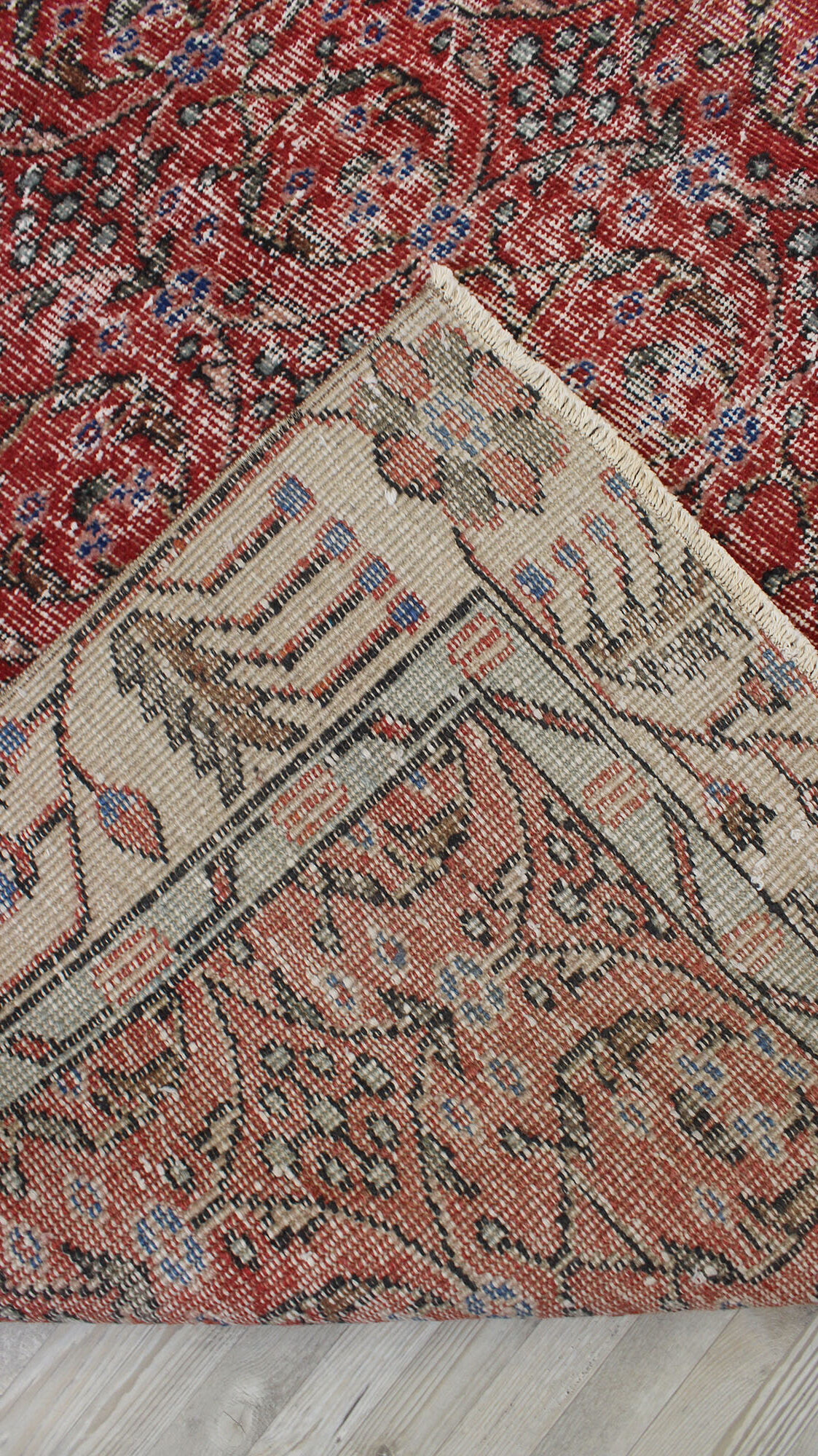 Eskitme El Yapımı Yün Halı 156 x 278 cm 10514 - Görsel 5