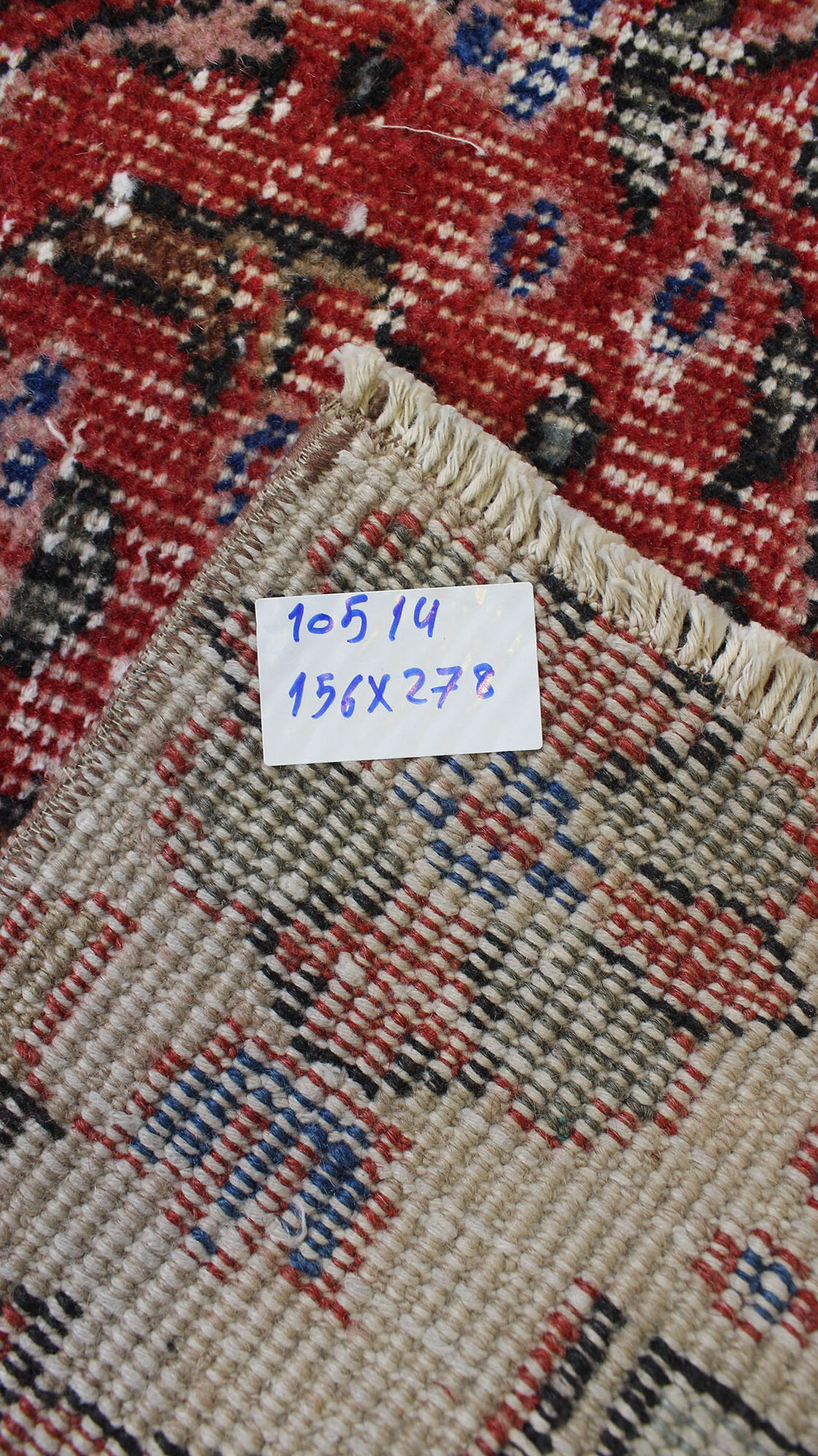 Eskitme El Yapımı Yün Halı 156 x 278 cm 10514 - Görsel 7