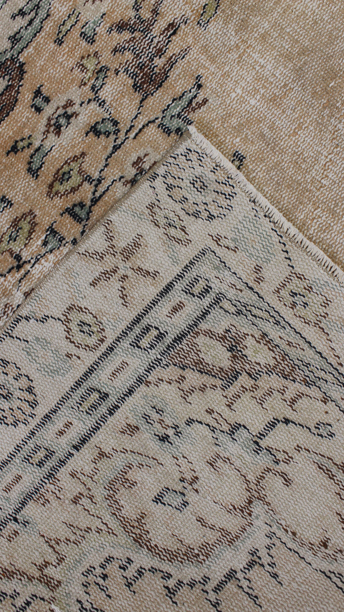 Eskitme Vintage Yün Halı 141 x 250 cm 10522 - Görsel 7