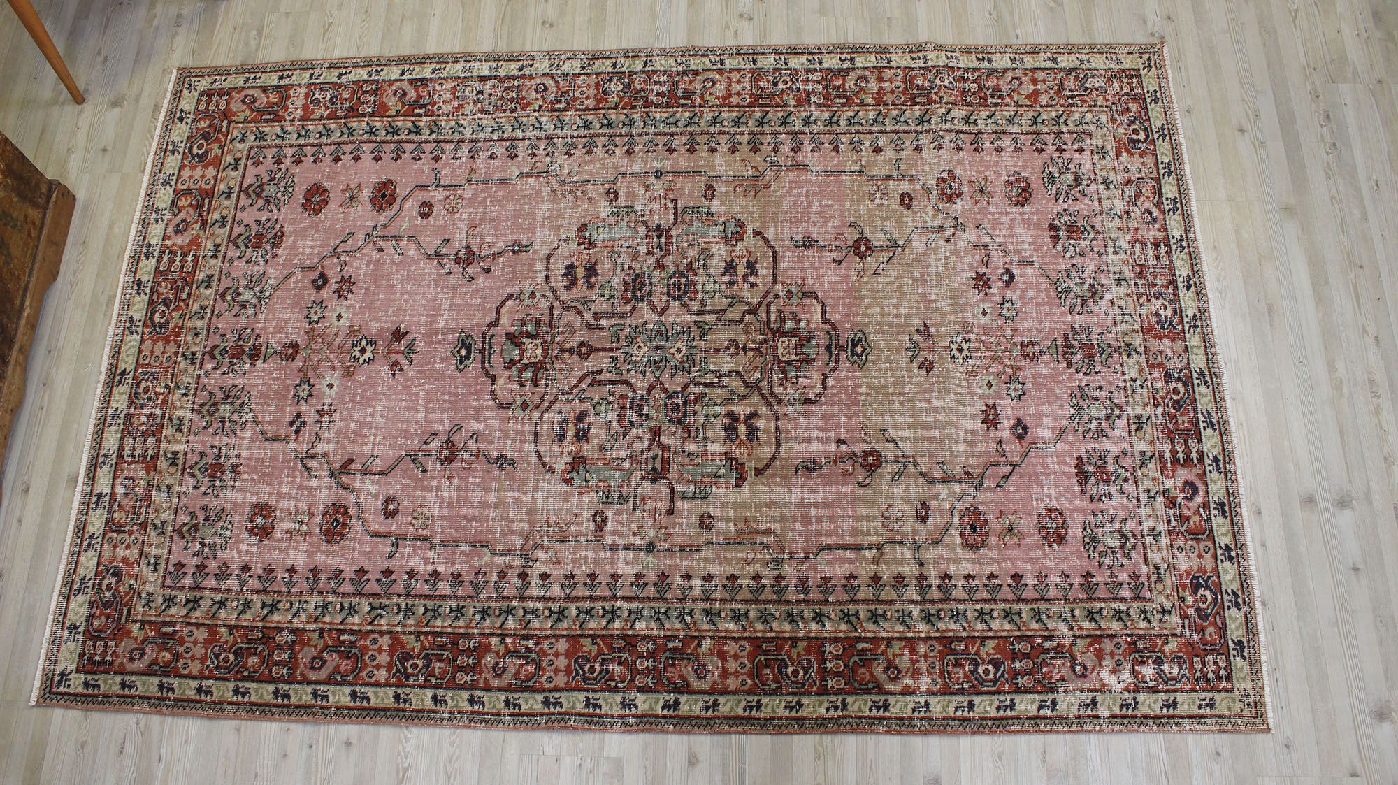 Eskitme Yün El Yapımı Halı 154 x 236 cm 10526 - Görsel 8