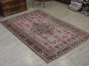 Eskitme Yün El Yapımı Halı 154 x 236 cm 10526