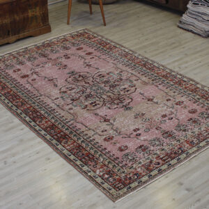 Eskitme Yün El Yapımı Halı 154 x 236 cm 10526