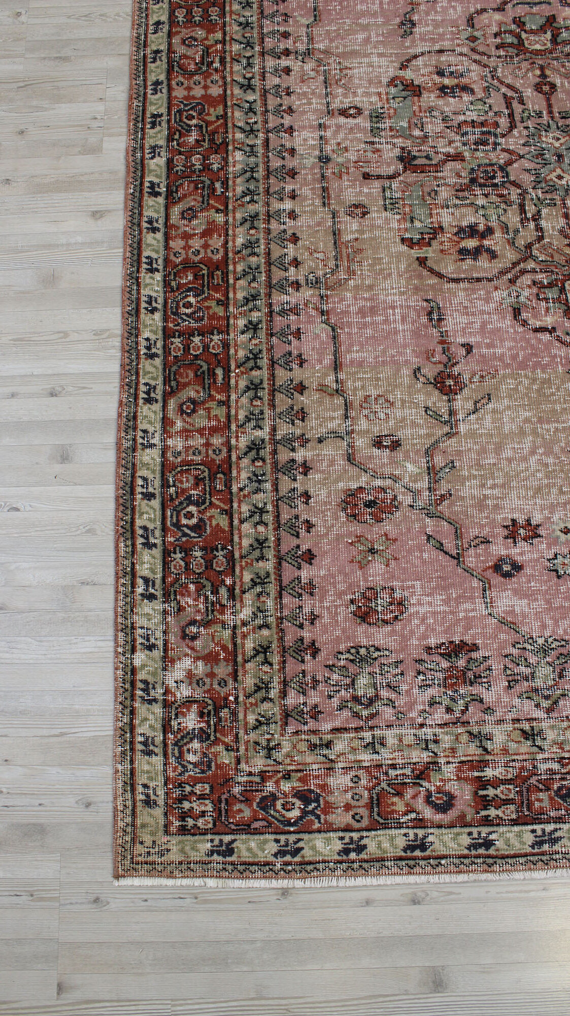 Eskitme Yün El Yapımı Halı 154 x 236 cm 10526 - Görsel 4