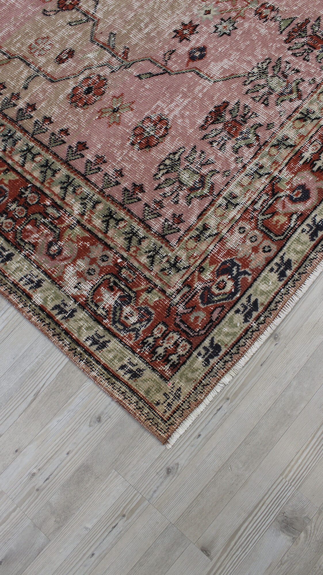 Eskitme Yün El Yapımı Halı 154 x 236 cm 10526 - Görsel 5