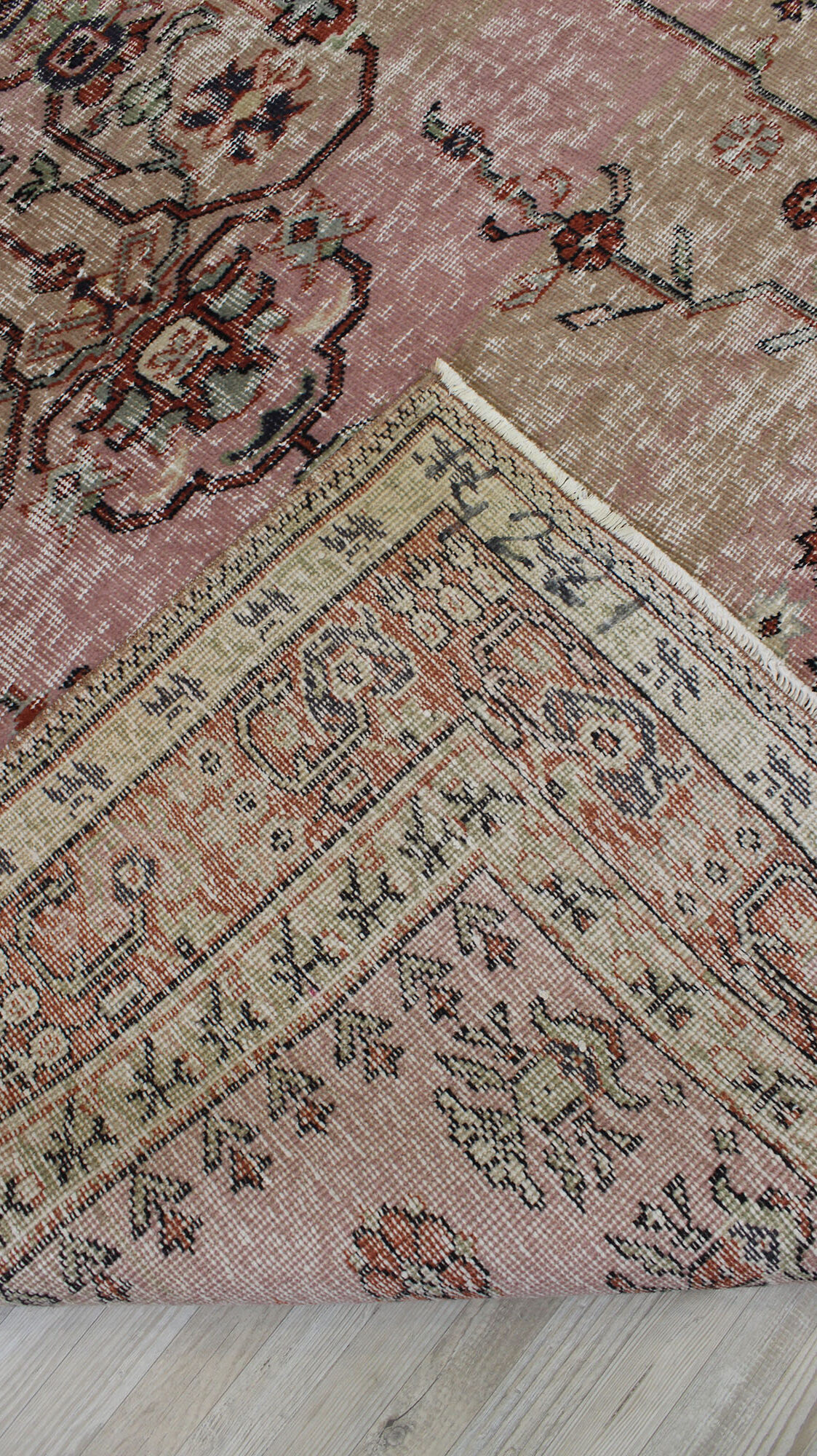 Eskitme Yün El Yapımı Halı 154 x 236 cm 10526 - Görsel 6