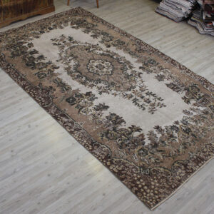 Eskitme Yün El Yapımı Halı Vintage 164 x 287 cm 10528