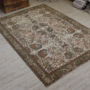 Eskitme Yün Halı Vintage 199 x 284 cm 10530