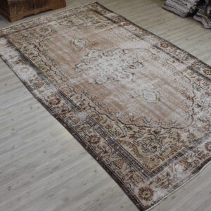 Eskitme Yün Vintage El Dokuma Halı 186 x 305 cm 10531