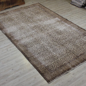 Eskitme Yün Vintage El Yapımı Halı 165 x 275 cm 10532