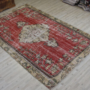 Vintage El Dokuma Halı 167 x 256 cm 10534